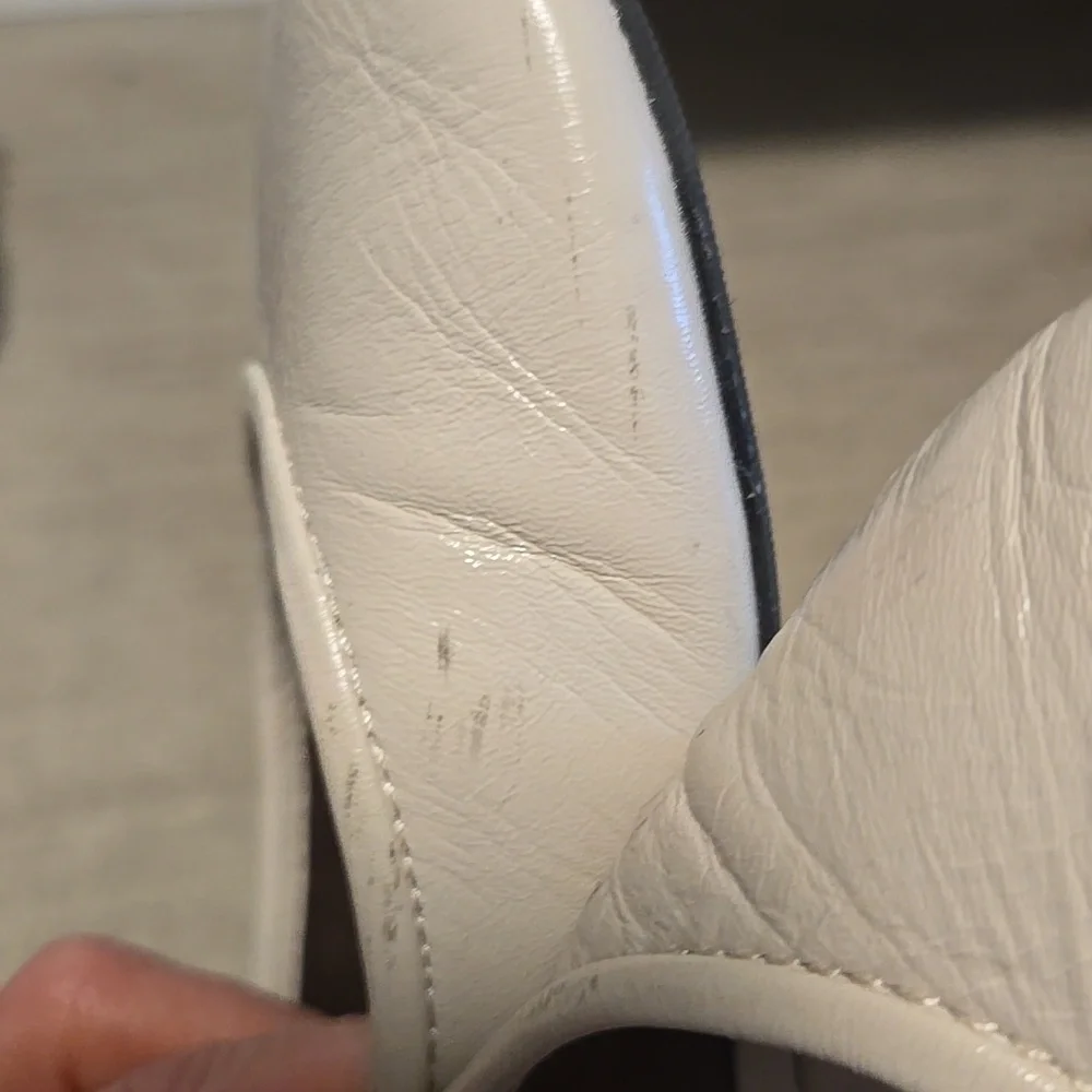 Zara Leather Slingbacks-Bone